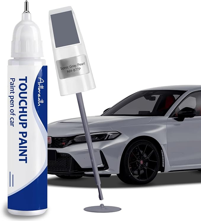 Sonic Gray Pearl(NH-877P) Touch Up Paint for Honda-Exact Match–Chips and Nicks Car Paint Scratch Repair Kit Automotive Paint Pen for CR-V/CIVIC/Accord/HR-V/Pilot/Odyssey/Ridgeline/Passport