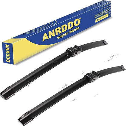 Wipers Factory Replacement For BMW X5 E70 X6 E71 E72 2007-09/2011 Original Equipment Windshield Wiper Blades Set - 24"+20" Side Lock (Set of 2) Not J HOOK