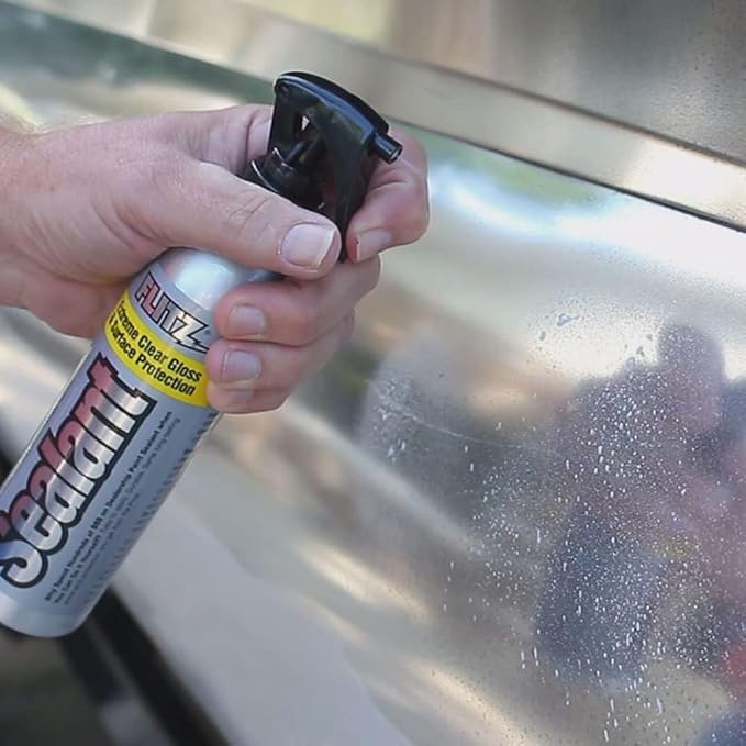 Flitz Ceramic Sealant - 8oz Bottle of USA-Made Ceramic Coating for Cars, Boats, Glass - Repels Water, Polishes, and Protects for 1 Year - Protection Car Spray (1 Pack)