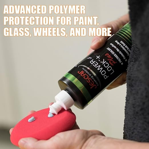 Jescar Power Lock Plus Polymer Sealant - 32oz - Durable High-Gloss Paint Sealant for Long-Lasting Protection – Easy Application, Safe for All Paint Types, Easy to Apply, Hand or Machine Application