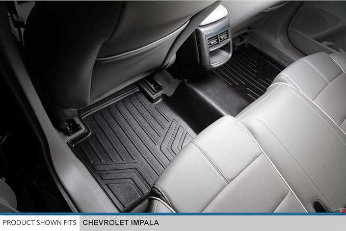 SMARTLINER Custom Fit Floor Mats 2 Row Liner Set for 2014-2020 Chevrolet Impala