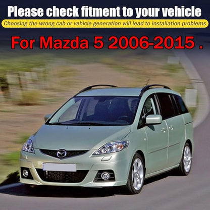 Rain Guards for Mazda 5 2006-2015, Tape-on Side Window Deflectors for Mazda 5, Window Visors for Mazda Cars, for Mazda Car Accessories 4 Rain Guards ＆ 2 Car Coasters
