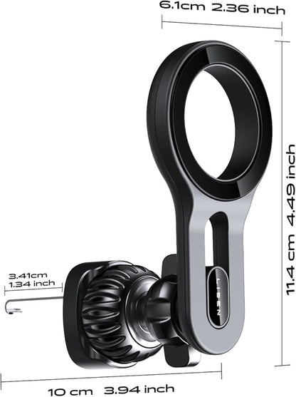 LISEN for MagSafe Car Mount Magnetic Car Phone Mount, Air Vent Phone Holder Car [Super Strong Magnets] Hands Free Cell Phone Holder 17X Strong Clip Car Accessories fit iPhone 16 15 14 13 Pro Plus Max
