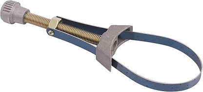 Road Passion 1PC Car Auto Motorcycle Oil Filter Tool Strap Wrench Diameter Adjustable 60mm To 120mm Universal Removal Tools Suction Tweezers Replacement Tips Strap Wrench
