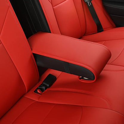 GIANT PANDA Customized Full Set Car Seat Covers for Tesla Model 3 Accessories 2017 2018 2019 2020 2021 2022 2023