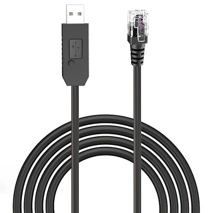 Radar Detector Cable, USB to RJ11 Plug Power Cord with Mute Function,Replacement Power Cable,for Escort Smart MAX 360 Passport Cobra 360 Unide R1/3/4/DFR8/9 Radenso XP etc Radar Detector.