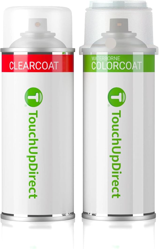 TouchUpDirect 1C8 Luner Mist Silver Metallic Compatible with Toyota Exact Match Touch Up Paint Aerosol - Essential Kit