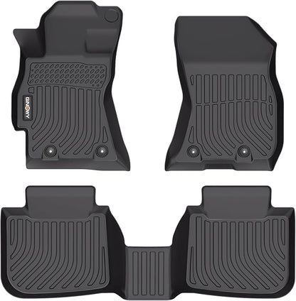 GINOWY-Floor Mats for Subaru Outback/Legacy 2015-2019 TPE Rubber All Weather Car Floor Mats Legacy Accessories Floor Liners Black