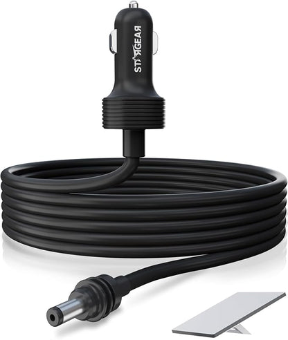 Starlink Mini Cable 12V Power Cable 3M/10FT, Starlink Mini Accessories 16AWG Cigarette Lighter to DC Cord, 12V-48V Car Charger Car Adapter