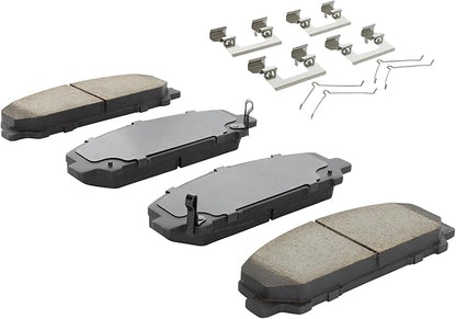 Premium Ceramic Front Brake Pads (1001-1286C) Compatible with INFINITI QX56 2005-2010, Nissan Armada 2006-2011, Nissan TITAN 2007-2010