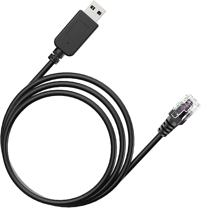 Radar Detector Cord, USB to RJ11 Cable,RJ11 Plug Power Cable,for Escort Uniden Radenso XP Beltronics Cobr Whistler Radar Detector,Replacement Power Cable for Radar Detectors (RJ11-9.84ft)
