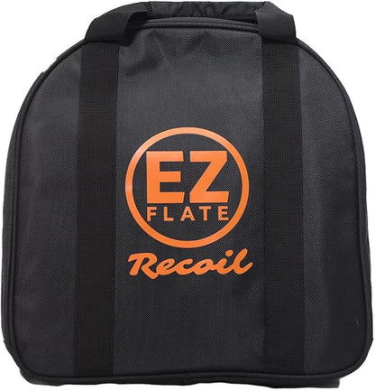 EZ FLATE 4 Tire Hose System | Heavy Duty | Truck or Car Tires | UTV Side By Side Tires | Fast Inflation | 4 Tires at Once | Auto Equalize | Quick Connest Air Chucks (Recoil Hose System)