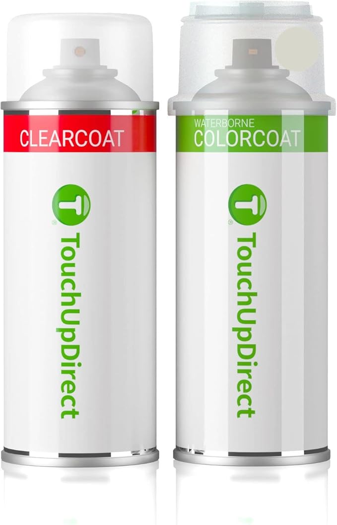 TouchUpDirect 1F7 Classic Silver Metallic Compatible with Toyota Exact Match Touch Up Paint Aerosol - Essential Kit