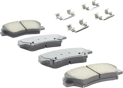 Premium Ceramic Front Brake Pads (1001-1543AC) Compatible with Kia Forte5 2014-2016
