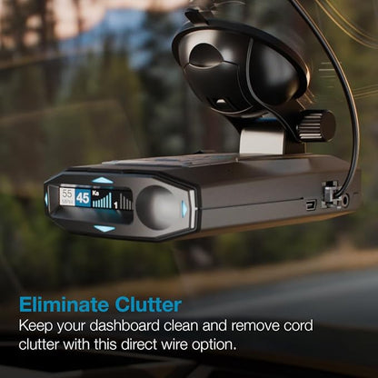 Escort Cobra Official Radar Detector SmartCord Directwire with Blue Light for MAX 360, MAX 360c, IX, IXc, 9500 IX, MAX II, MAX 3, MAX 4, MAX 360c MKII, MAX 360 MKII, MAXcam 360c & Additional Models