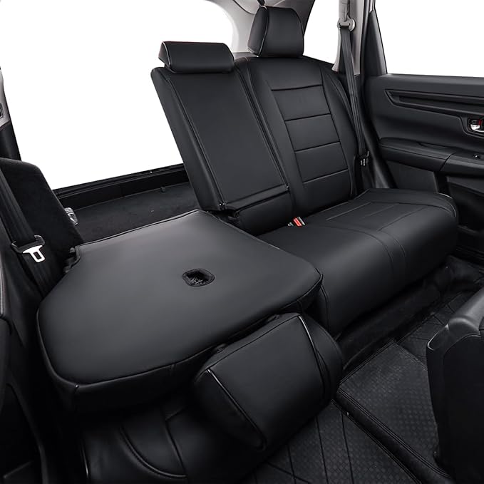 EKR Sportage Seat Covers Custom Fit for KIA Sportage Hybrid EX/SX Prestige & Plug-in Hybrid X-Line/X-Line Prestige 2023-2026 Leather Car Seat Cover Full Set-Faux Leather(Black)