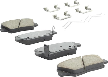 Premium Ceramic Front Brake Pads (1001-1815C) Compatible with Hyundai Nexo 2024-2019, Santa Fe Sport 2018-2013, Santa Fe XL 2018-2017, Kia Rondo 2015-2014, Sorento 2020-2014