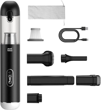 Car Vacuum Portable Cordless - 20000PA High Power Handheld Vacuum with LED Display, 2.5H Fast Charging Up to 45 Mins of Runtime, Hand Vac Cordless Rechargeable for Car Home Corner Cabinet
