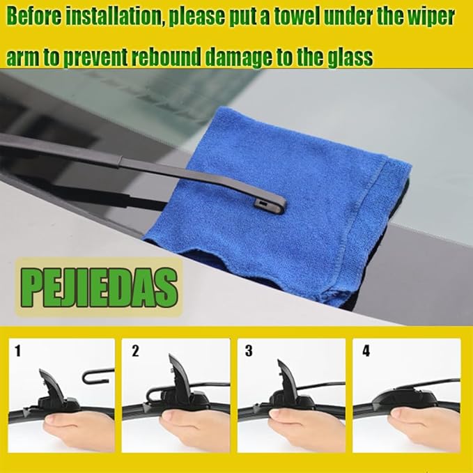 OEM Quality Front Wiper Blades, Replacement for 2007-2011 Toyota Camry,2010-2021 Toyota 4Runner, OE Original Style (24 Inch + 20 Inch Front Wiper Blades)