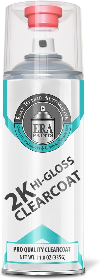 ERA Paints 2K High Gloss Automotive Clear Coat Spray/Aerosol Can – Professional Quality & Finish - Easy to Use – Best Value (1 pack)