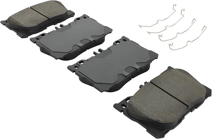 Premium Semi-Metallic Front Brake Pads (1001-1871M) Compatible with 2016-2023 Mercedes-Benz (C43 AMG/C450 AMG/CLS450/E350/E400/E43 AMG/E450/GLC250/GLC300/GLC350e/GLC43 AMG)