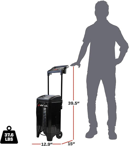 Schumacher Electric Wheeled 6A Car Battery Charger and 275A Engine Starter, 6-in-1 Solution for 6V/12V Batteries, Battery Maintainer, 40A Boost, SC1326, For Power Sport, Automotive, & Marine Batteries