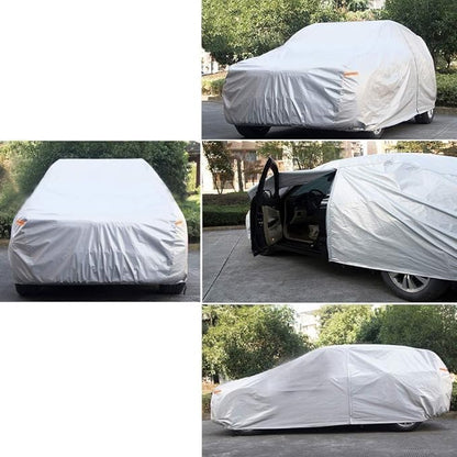 Kayme 6 Layers Car Cover Custom Fit for Toyota Sienna (1997-2025) Waterproof All Weather for Automobiles, Outdoor Full Cover Rain Sun UV Protection.Silver