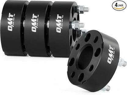 Orion Motor Tech 4x4 Wheel Spacers, Golf Cart Wheel Spacers Compatible with EZGO EZ GO Golf Cart Club Car ATV, 2" Wheel Spacers with 1/2"-20 Studs, Set of 4