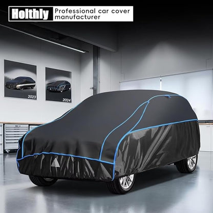 Hail Protector Car Cover for SUV, Anti Hail Car Covers Thick Multi-Layered EVA Outdoor, Hail Proof Car Cover All Weather, Hail Protection Padded Fit Large SUV Jeep (Length 202 to 211 inch)
