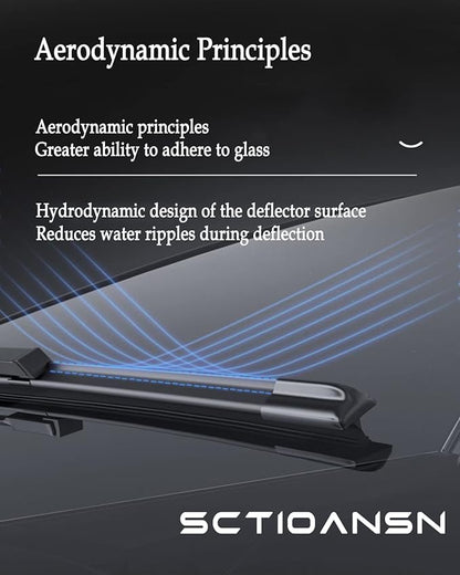 3 Wipers Set-26"+20" Front Windshield Wipers and 12" Rear Wiper Blade for 2018-2022 BMW X3,2019-2022 BMW X4 Factory Original Equipment Replacement (Pack of 3)‎
