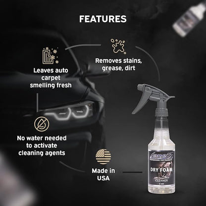 LANE'S Carpet Cleaner Spray- Carpet Cleaner Foam, Removes Odor, Fights Tough Dirt and Stains, Professional Grade Cleaning Spray- 32 Oz