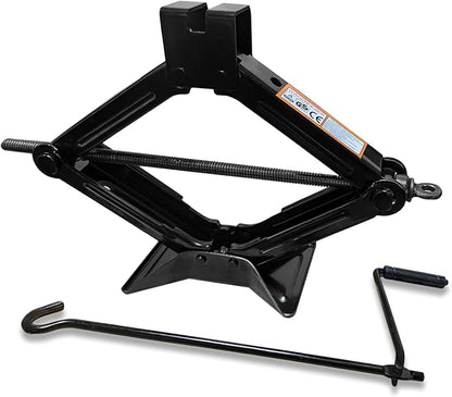 Scissor Car Jack, Scissor Jack with a Maximum Capacity of 2.0 Tons, Heavy Lifting Jack, Used for/SUV/MPV tire Repair and Replacement Tools, with Crank Handle (Hand Crank-2.0 tons)