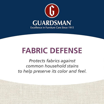 Guardsman Fabric Defense & Upholstery Water Repellent Spray, Protector & Stain Prevention for Microfiber, Rugs, Carpeting, Fabric Furniture, Apparel, and Shoes, Unscented, 11 oz