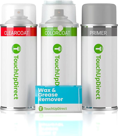 TouchUpDirect 1C8 Luner Mist Silver Metallic for Toyota Exact Match Touch Up Paint Aerosol - Preferred Package
