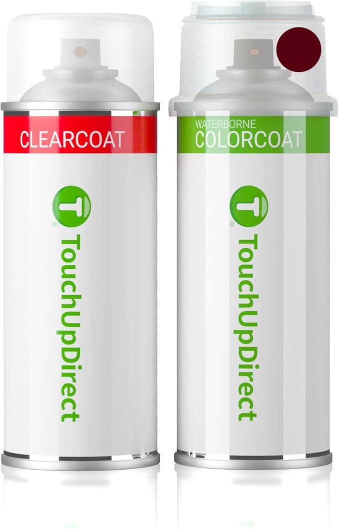 TouchUpDirect 3T3 Ruby Flare Pearl Compatible with Toyota Exact Match Touch Up Paint Aerosol - Essential Kit