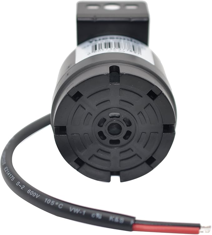 Universal 12-24V 100dB Waterproof Back-Up Alarm (Black-1 PCS)