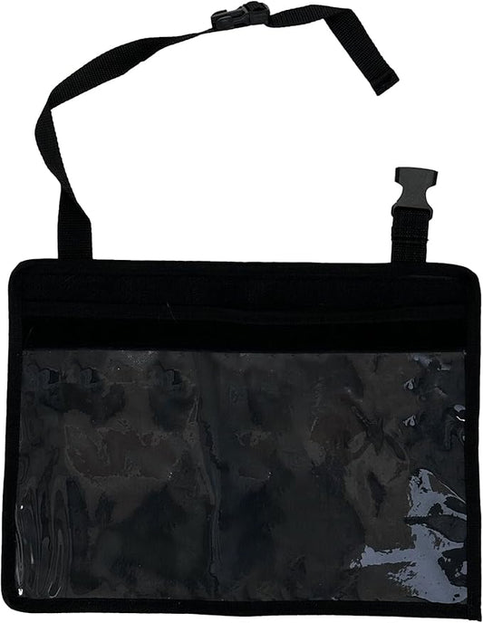 License Plate Holder with Hanging Strap, Test Drive Tag Bag, Dealer Plates License Frame Cover, for Car SUV Truck (Black, 1)