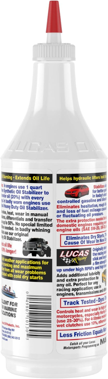 Lucas LUC10130 Synthetic Oil Stabilizer. Quart