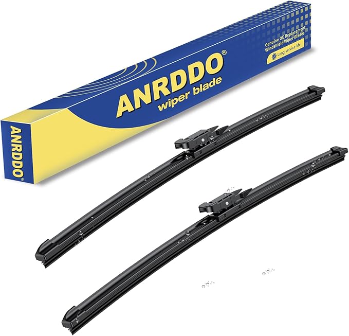 2 wipers Factory Replacement For 2007-2020 2021 Tundra 2008-2020 2021 2022 Sequoia Original Equipment Replacement Windshield Wiper Blades Set - 26"+23" Pinch Tab (Set of 2) Not for J Hook