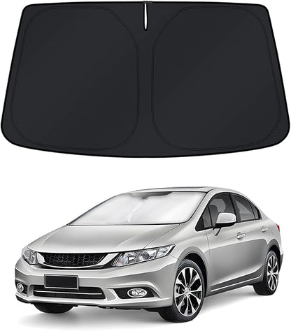 KUST Windshield Sun Shade for 2019-2024 2025 Audi A7 Accessories Window Shade Sun Visor Cover Foldable Blocks UV Rays Keep Your Car Cooler