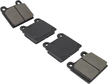 Premium Semi-Metallic Front Brake Pads (1001-0045M) Compatible with 1961-1994 Alfa Romeo/BMW/Mercedes-Benz/Porsche/Volkswagen (220SE/230/230SL/250/250C/250S/250SE/300D/300SE/911/930)