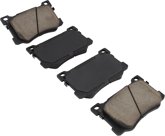 Premium Ceramic Front Brake Pads (1001-1799C) Compatible with Genesis G80 2017-2020, Hyundai Genesis 2015-2016, Kia K900 2016-2017