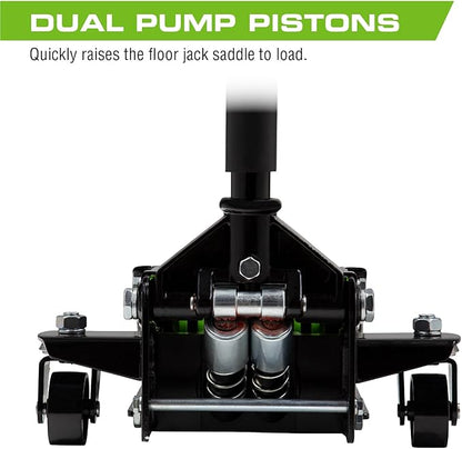 ARCAN Tools 2-Ton Low Profile Quick Rise Steel Floor Jack (A20015)