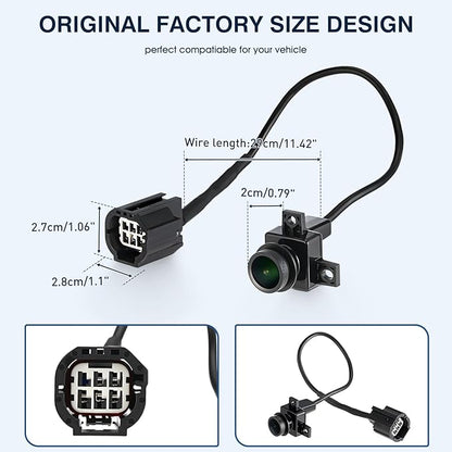 Rear View Backup Camera Fit for Dodge Ram 1500 2500 3500 2009-2012, Reversing Parking Assist Camera OE Replacement 56054041AC 56054041AA 56054041AB 56054041AD 56054041AE