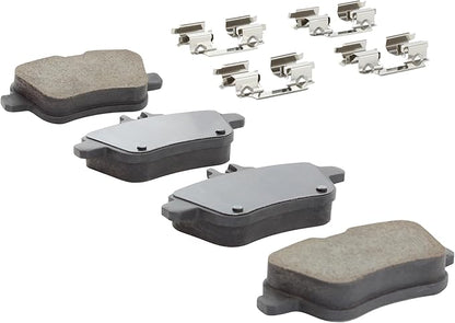 Premium Semi-Metallic Rear Brake Pads (1001-1646BM) Compatible with Mercedes-Benz CLA250 2014-2019, Mercedes-Benz GLA250 2015-2020