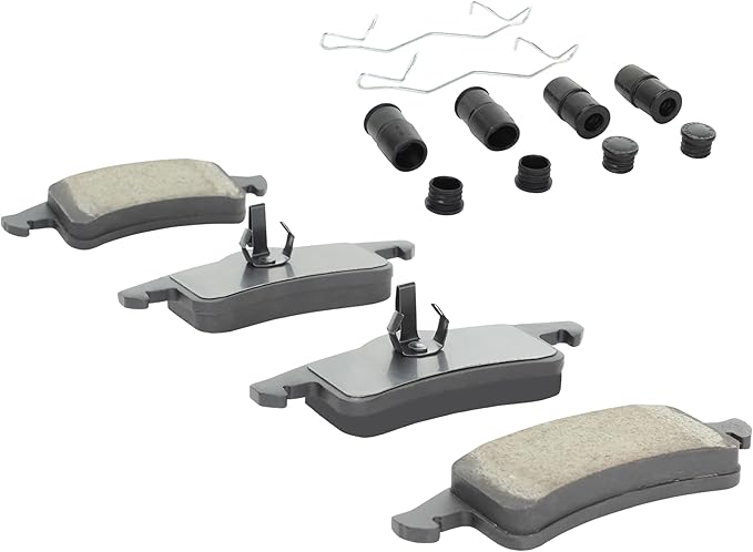 Premium Ceramic Rear Brake Pads (1001-0791C) Compatible with Jeep Grand Cherokee 1999-2004