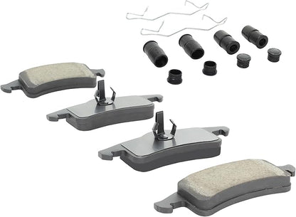 Premium Ceramic Rear Brake Pads (1001-0791C) Compatible with Jeep Grand Cherokee 1999-2004