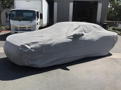 CarsCover Custom Fits for Dodge Challenger Car Cover 5 Layer Ultrashield Gray Covers (R/T, SRT, T/A, SXT, Hellcat)
