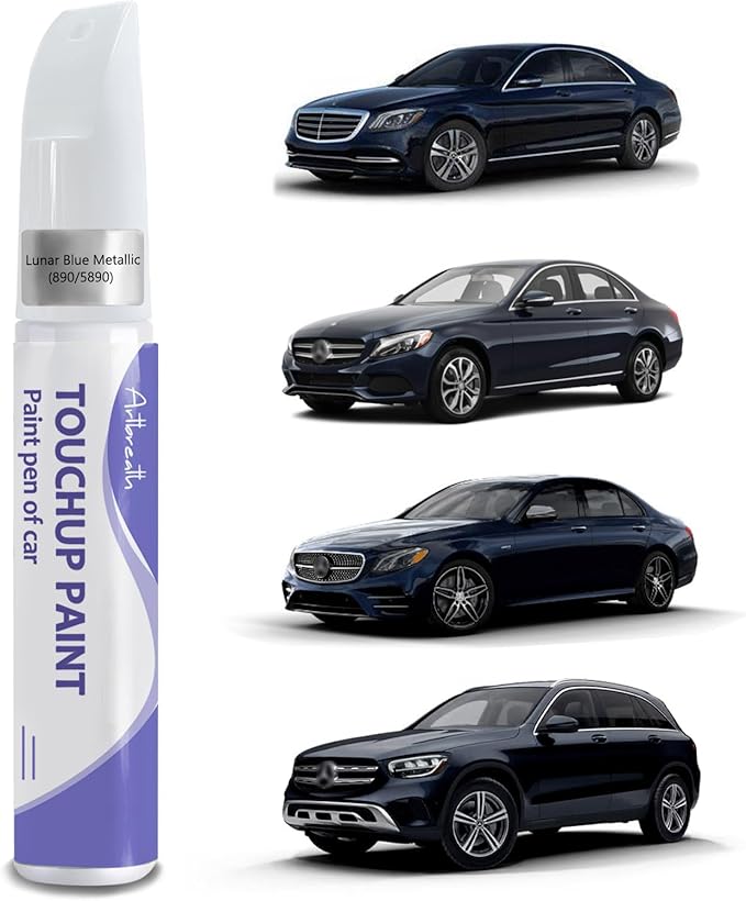 Touch Up Paint for Mercedes Benz Lunar Blue (890/5890)-Exact Match–Chips and Nicks TouchUp Paint Pen Scratch Repair Car Accessories Car Paint Pen for Erase Car Scratches