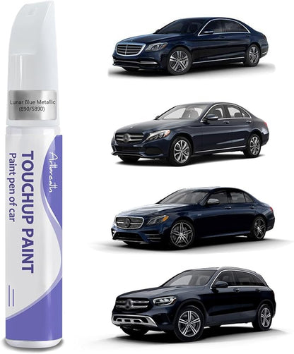 Touch Up Paint for Mercedes Benz Lunar Blue (890/5890)-Exact Match–Chips and Nicks TouchUp Paint Pen Scratch Repair Car Accessories Car Paint Pen for Erase Car Scratches